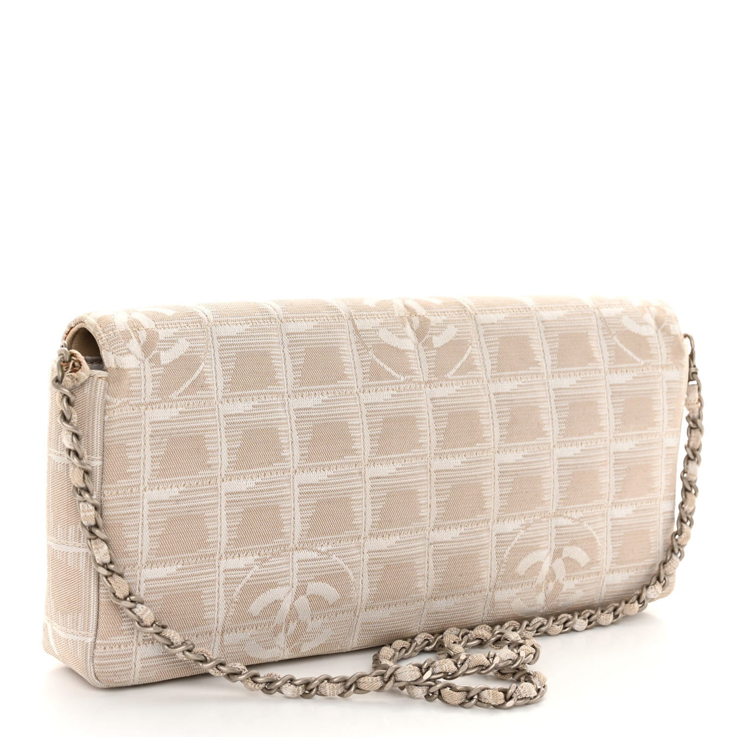 Nylon Travel East West Flap Beige