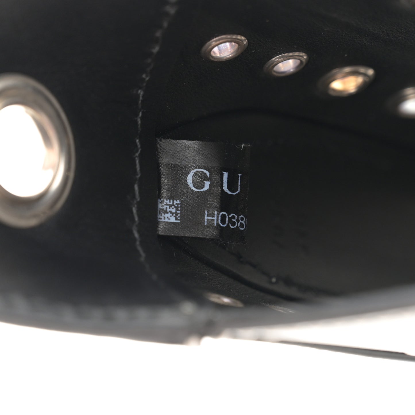 Calfskin Ha Ha Ha Jackie 1961 Eyelet Hobo Black