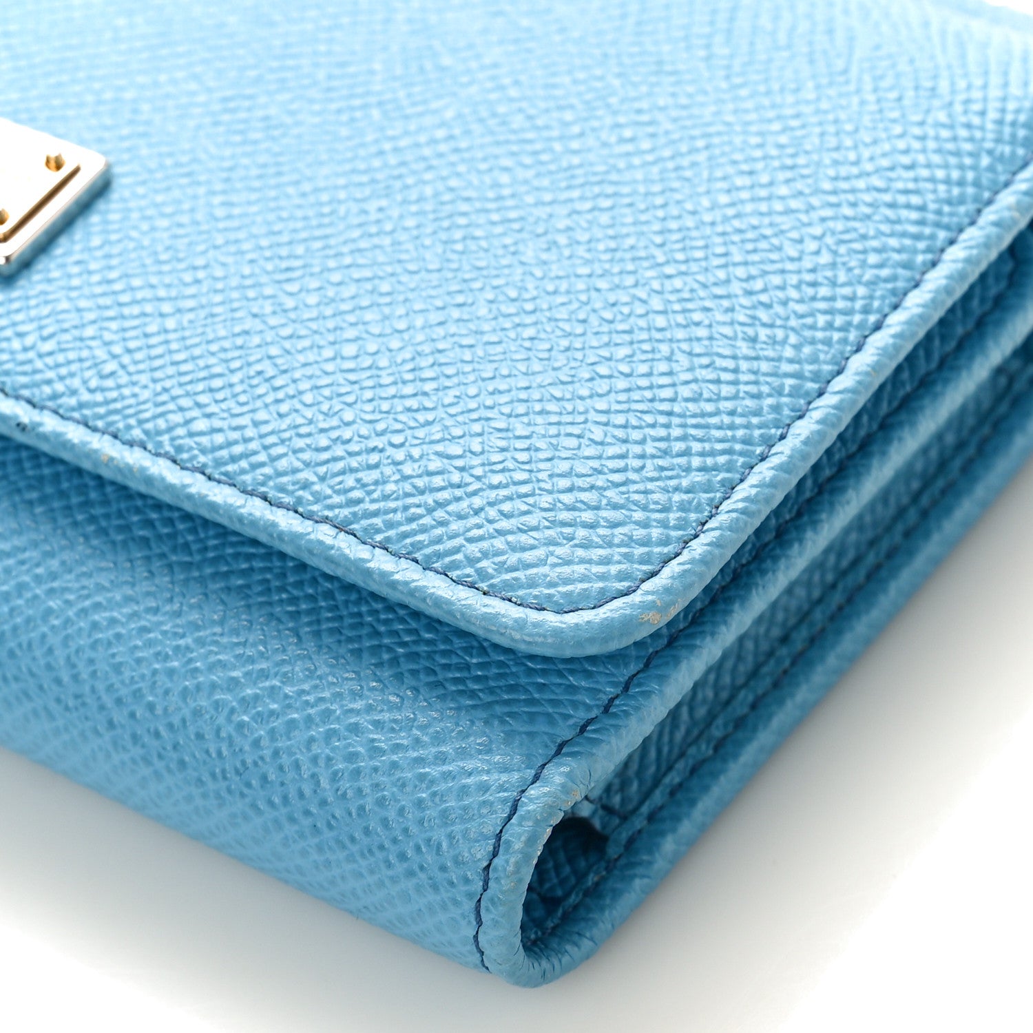 Dolce & Gabbana Dauphine Mini Von Bag Light Blue 8 of 8