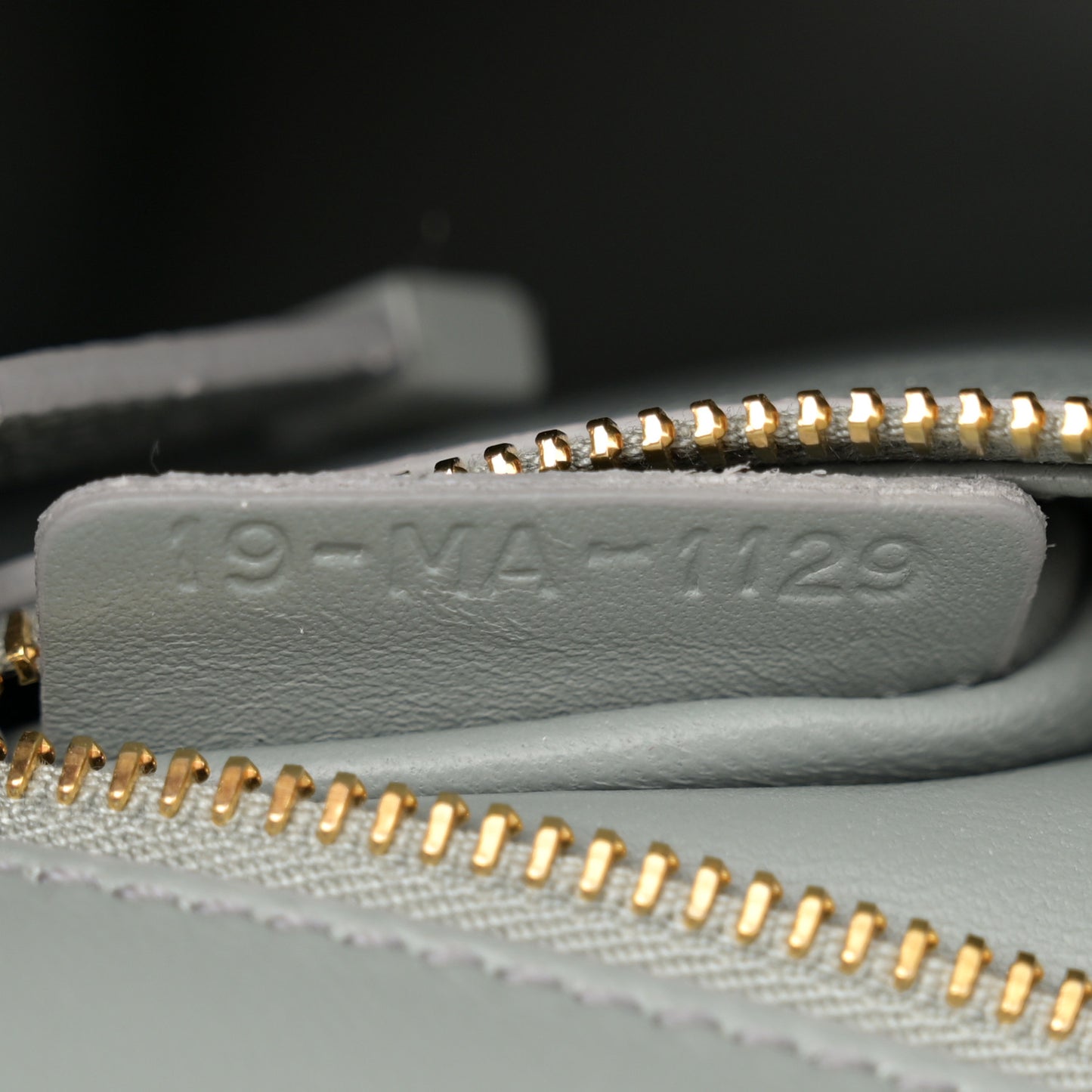 Ultra Matte Grained Calfskin 30 Montaigne Flap Bag Grey