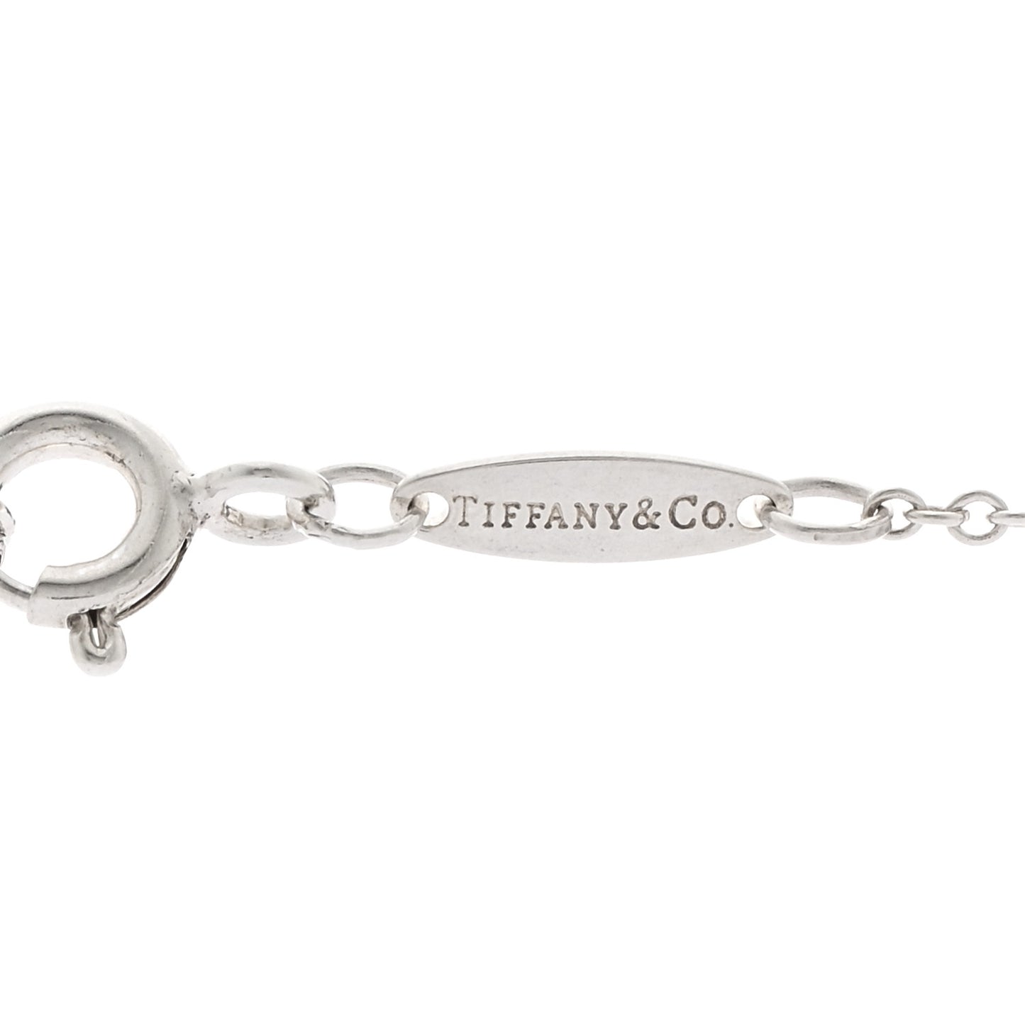 Sterling Silver 12mm Elsa Peretti Bean Pendant Necklace