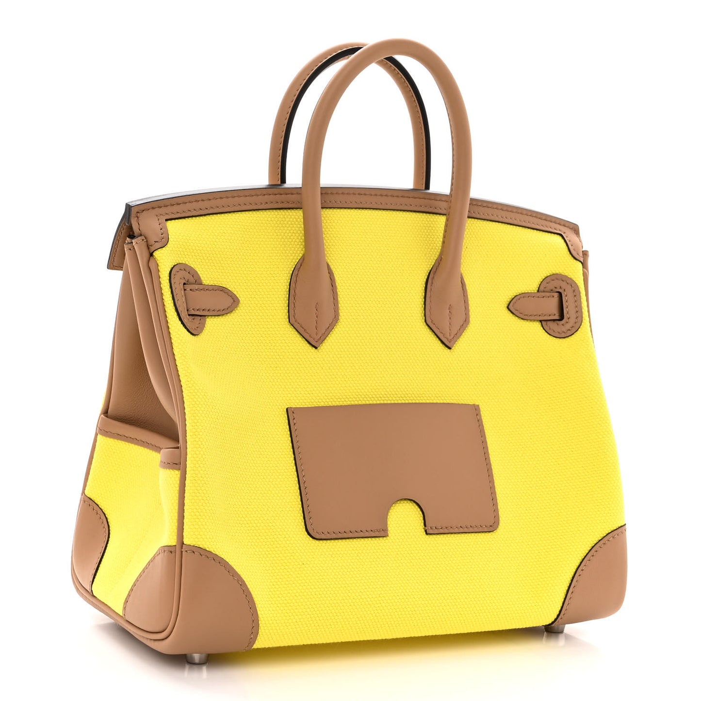Toile Goeland Swift Cargo Birkin 25 Jaune Citron Chai