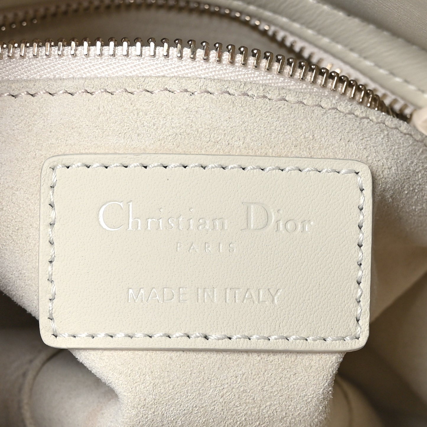 Ultra Matte Calfskin Cannage Mini Lady Dior Latte