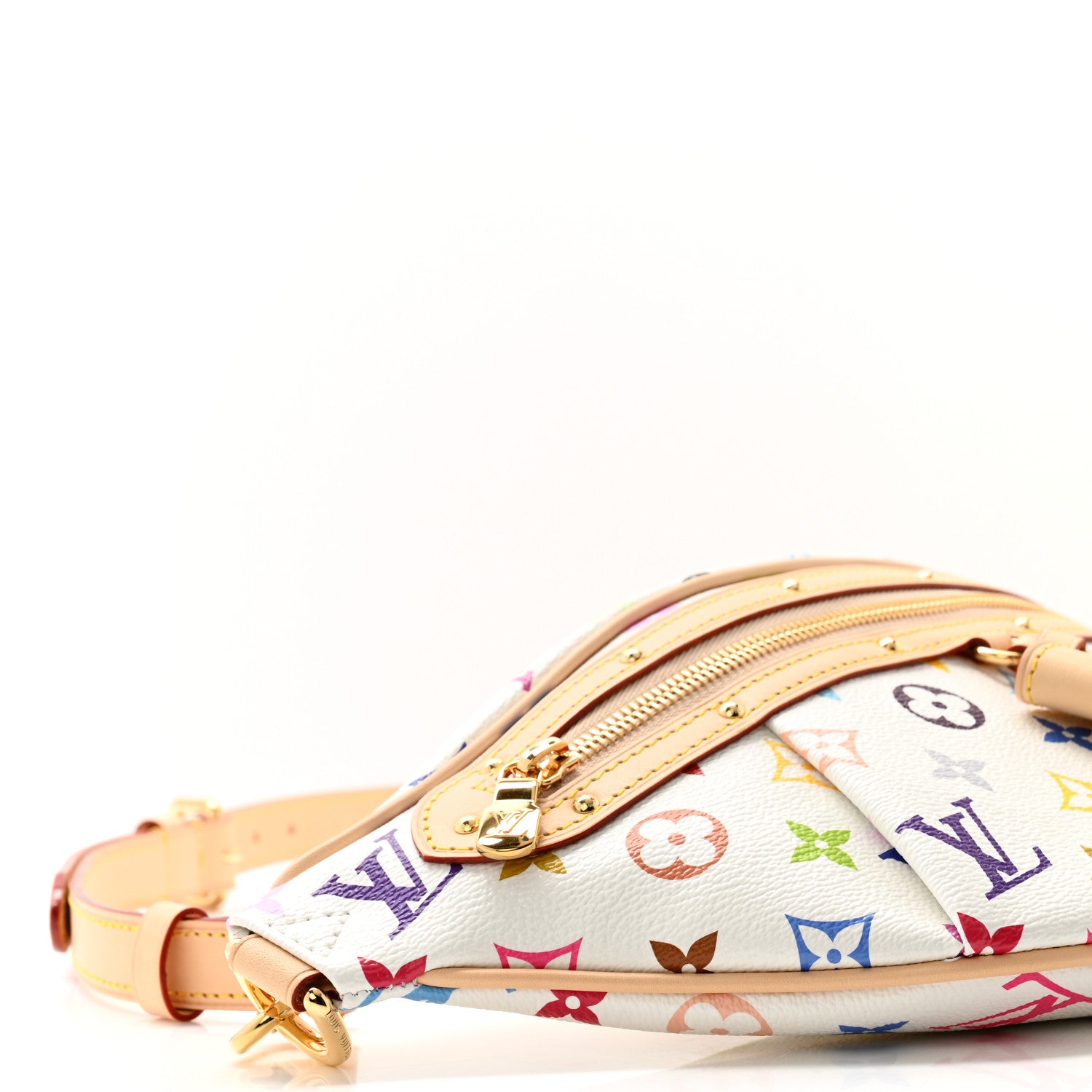 Louis Vuitton LV X TM Monogram Multicolor High Rise Bumbag White 8 of 9