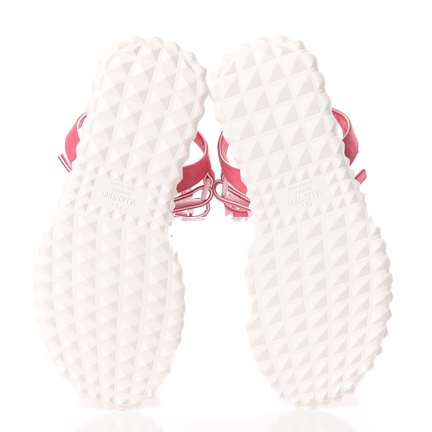 Suede Free Rockstud Gladiator Sandals 38 Shadow Pink White
