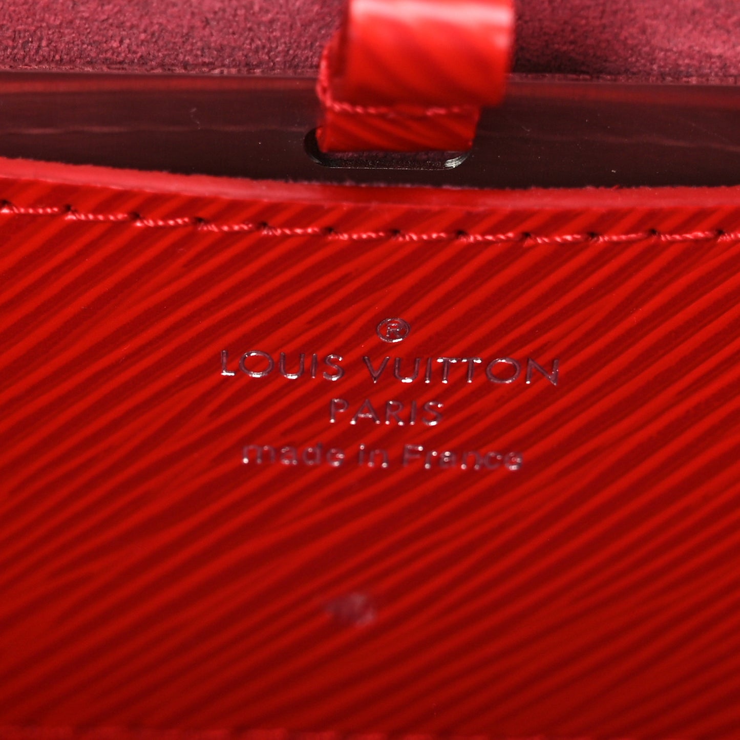 Epi Twist Shoulder Bag MM Coquelicot