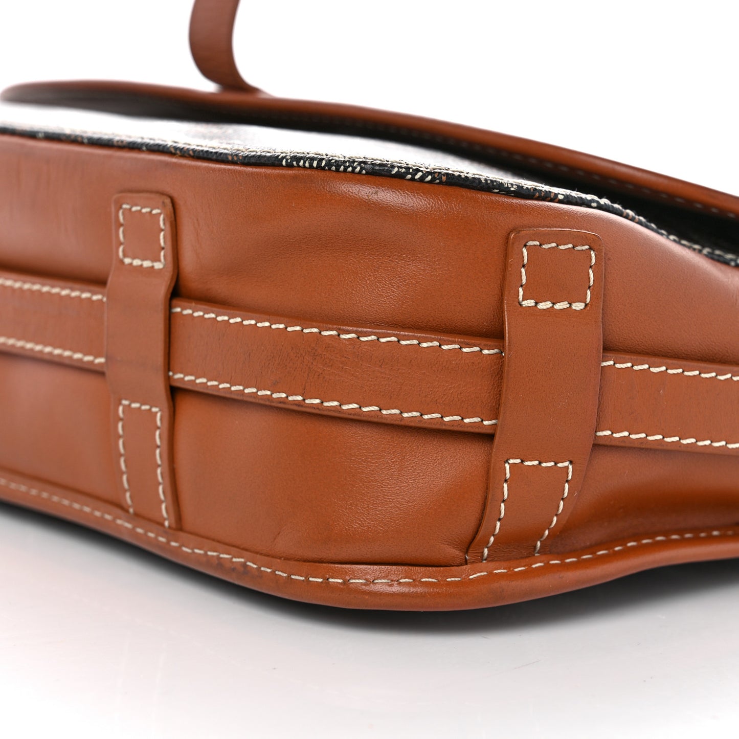 Goyardine Belvedere II MM Messenger Bag Black Gold
