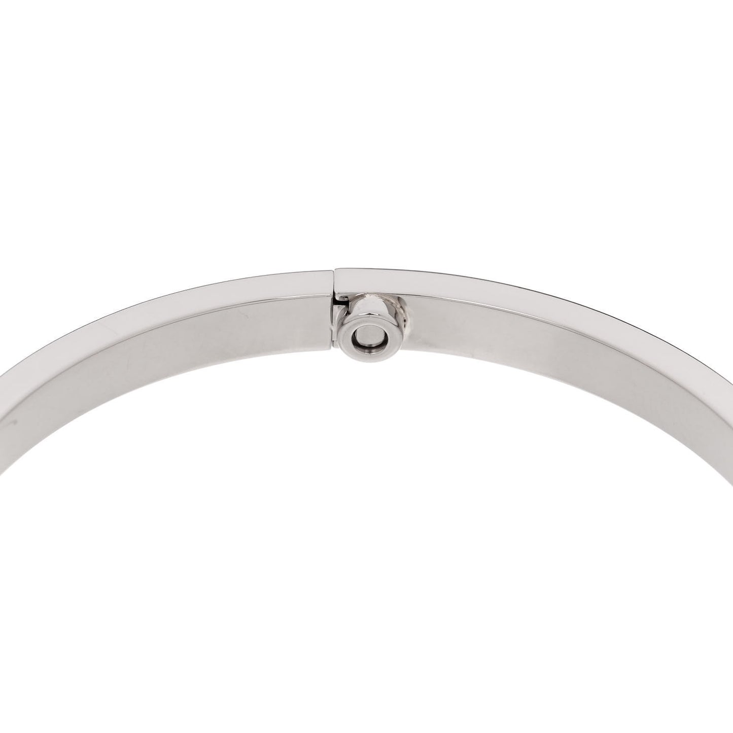 18K White Gold Small LOVE Bracelet 16
