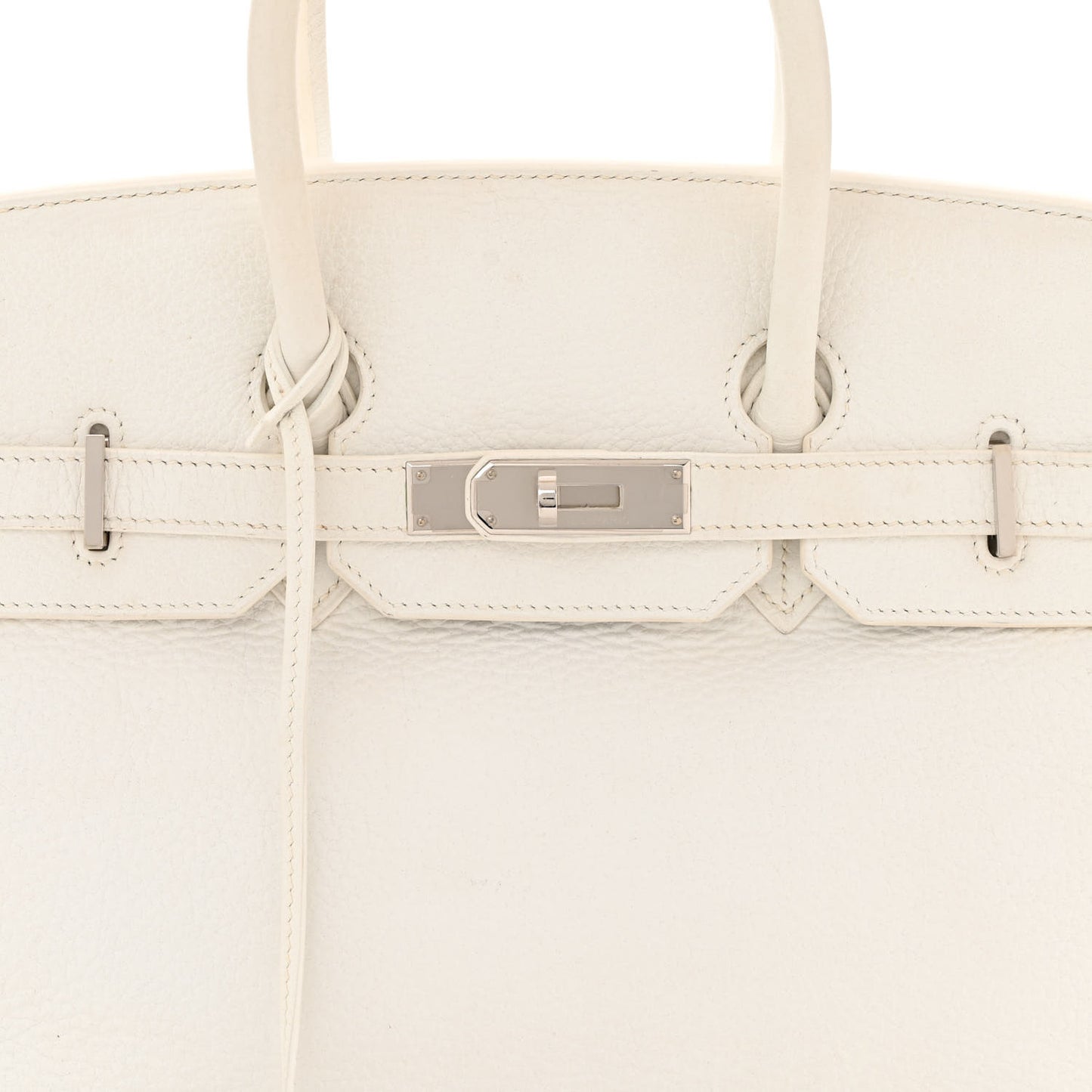 Taurillon Clemence Birkin 35 White