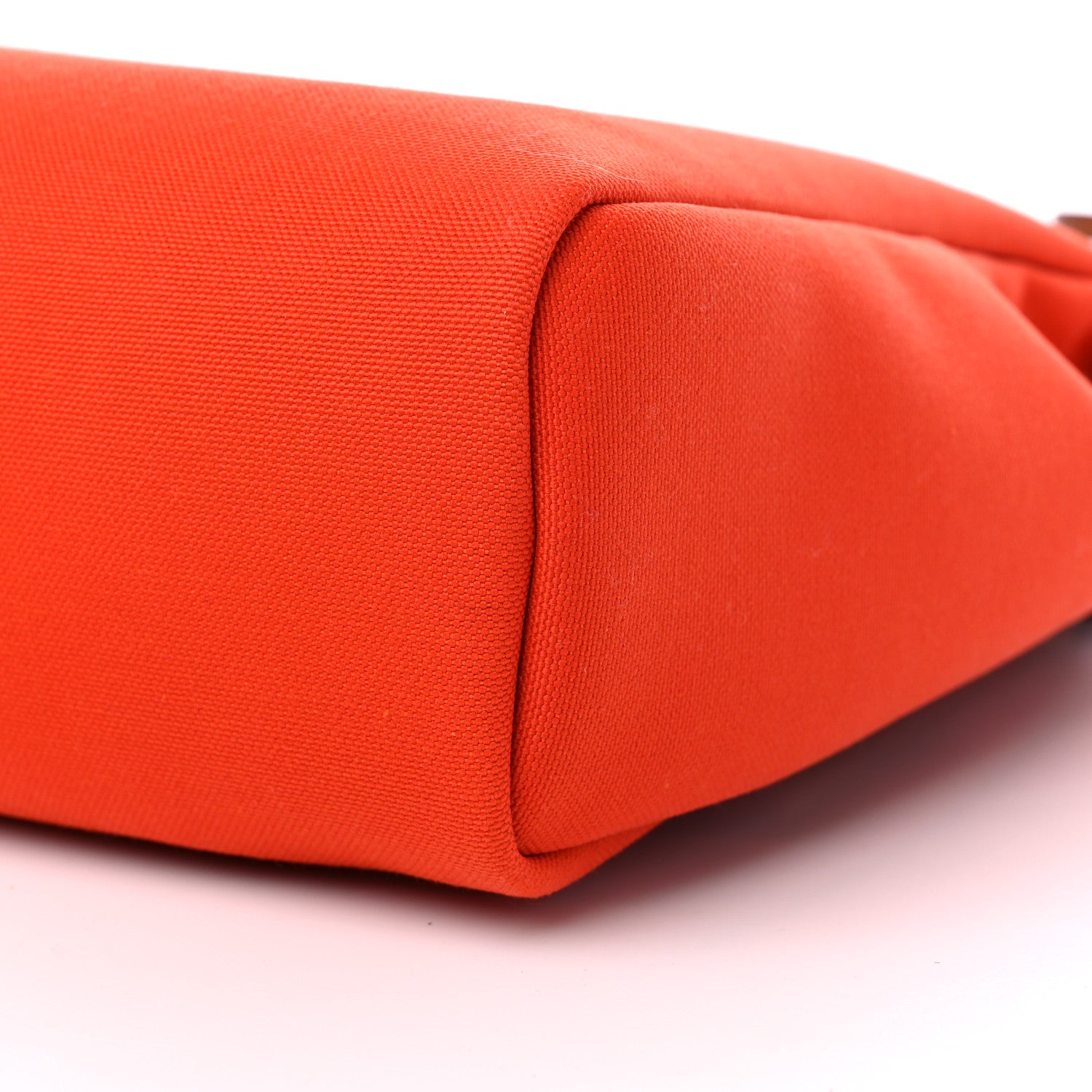 Hermes Military Toile Vache Hunter Herbag a Dos Zip Retourne Backpack Orange Mecano Fauve 10 of 10