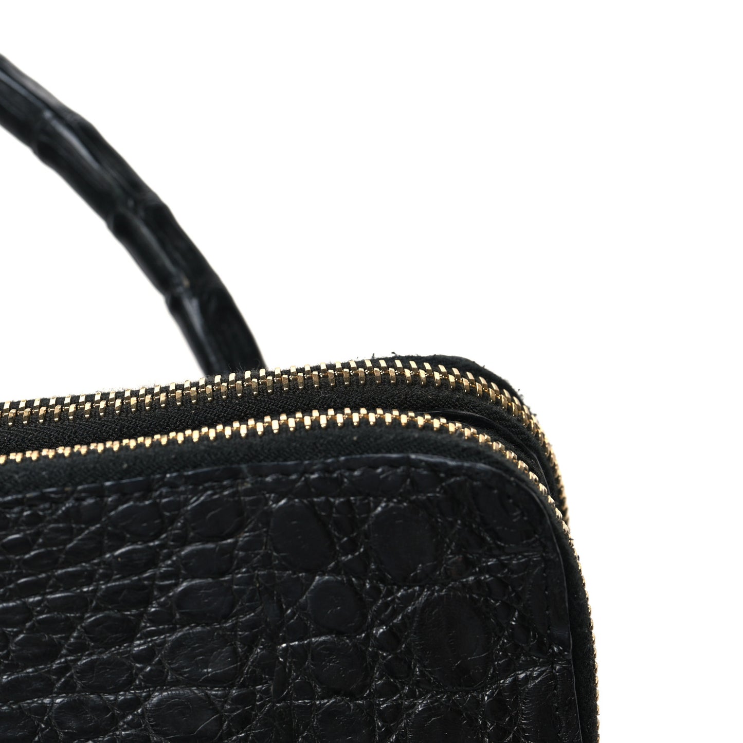 Crocodile Large Linda Tote Tote Black