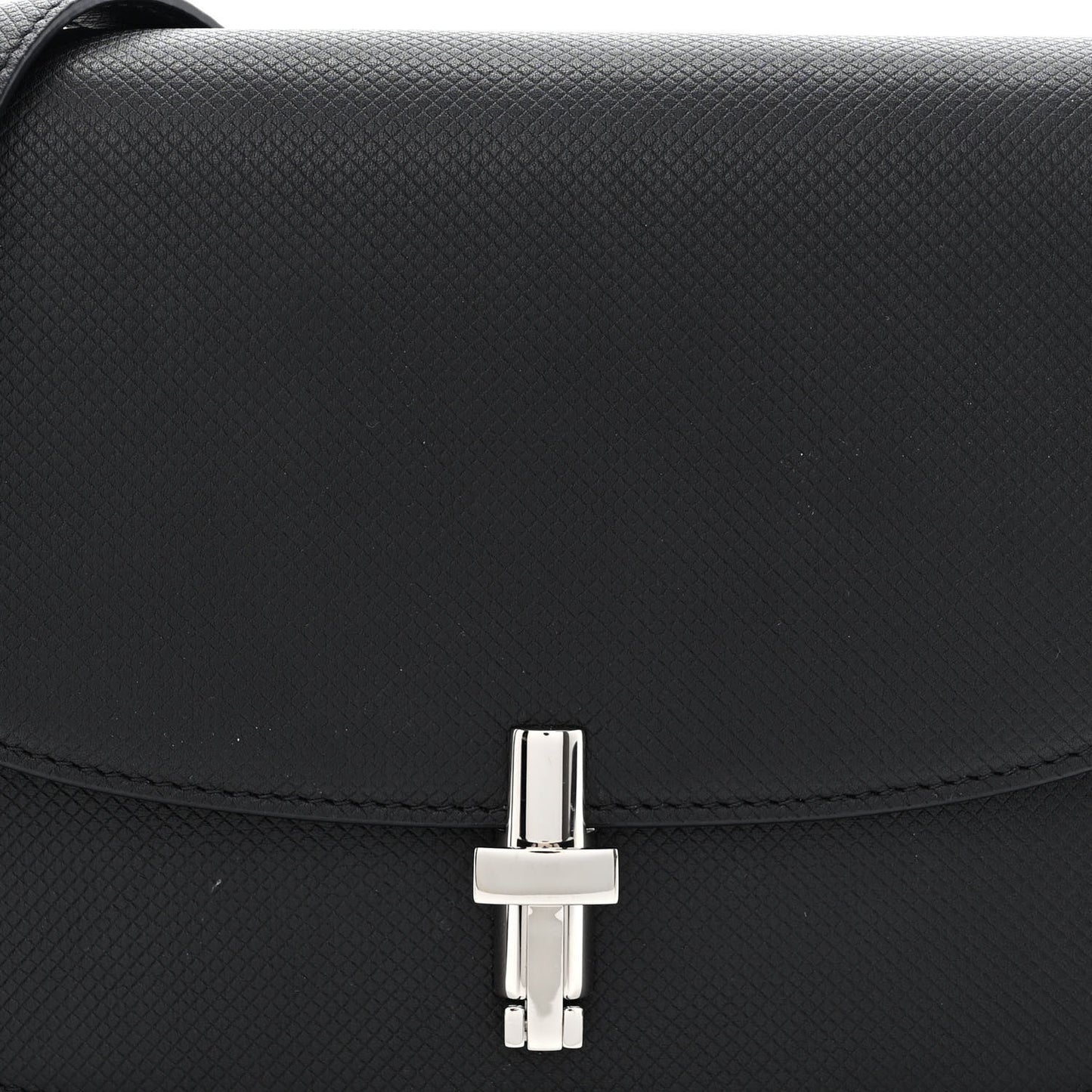 Stamped Saddle Calfskin The Sofia 8.75 Crossbody Black