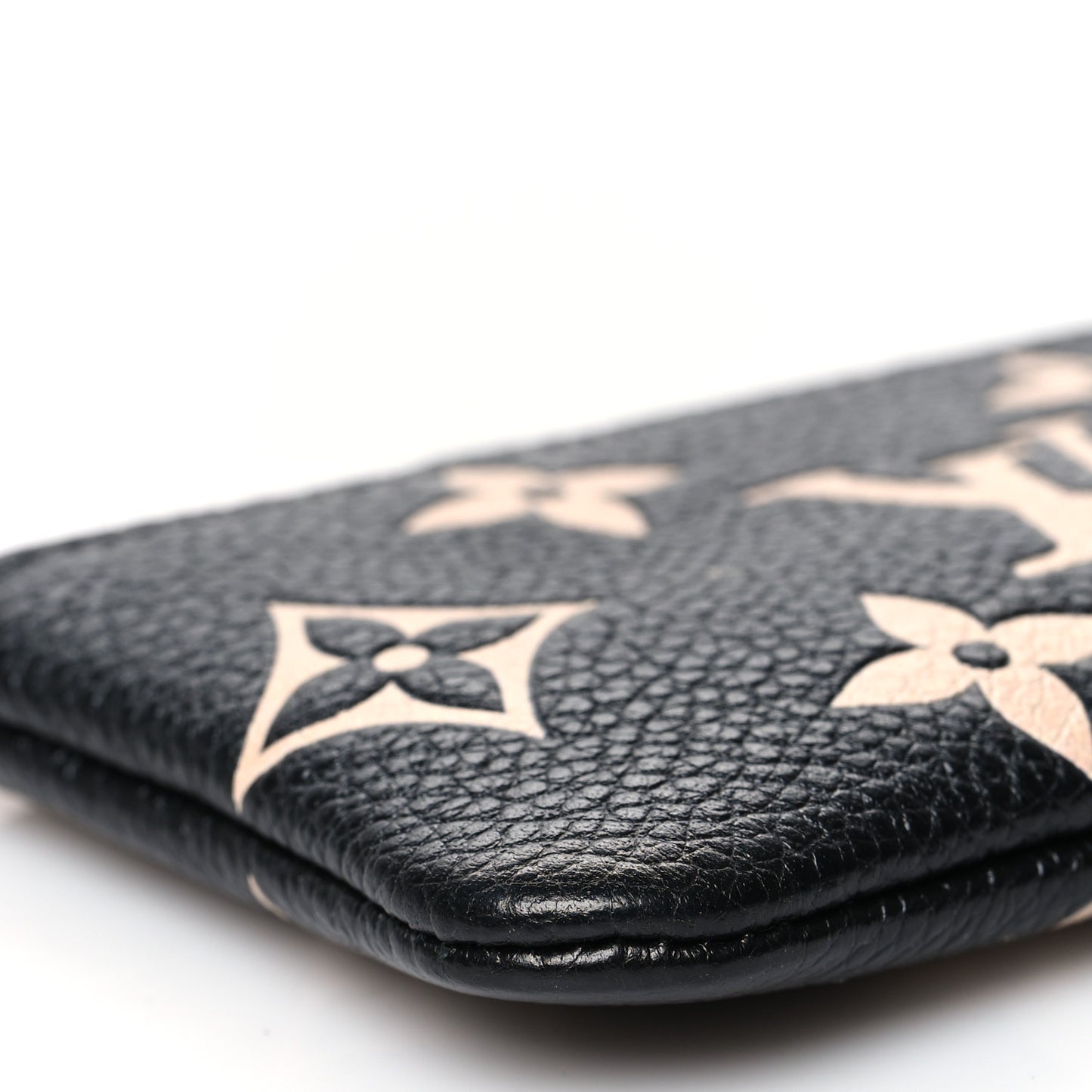 Empreinte Monogram Giant Key Pouch Black Beige