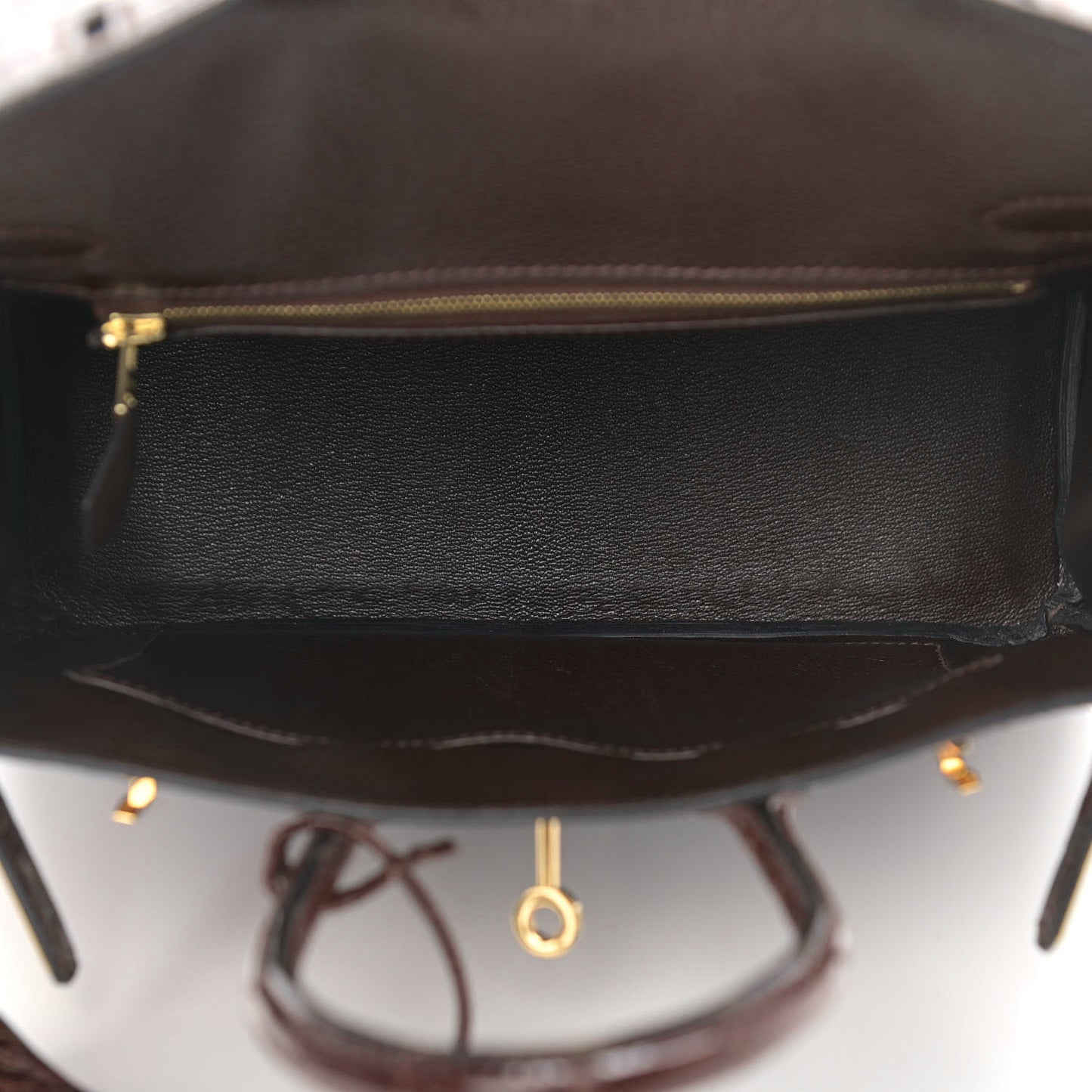 Shiny Niloticus Crocodile Birkin 25 Miel