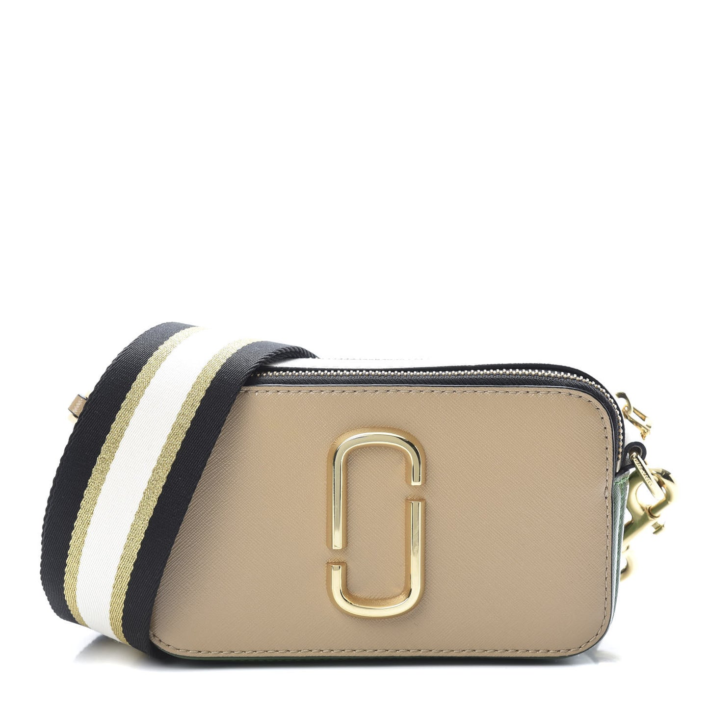 Saffiano Small Snapshot Camera Bag Sandcastle