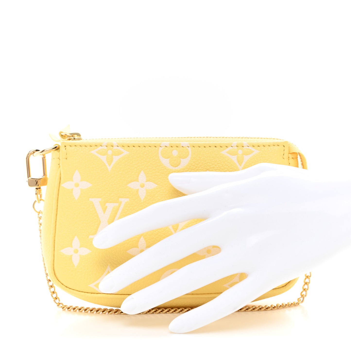 Empreinte Monogram Mini Pochette Accessories Lemon Curd Yellow