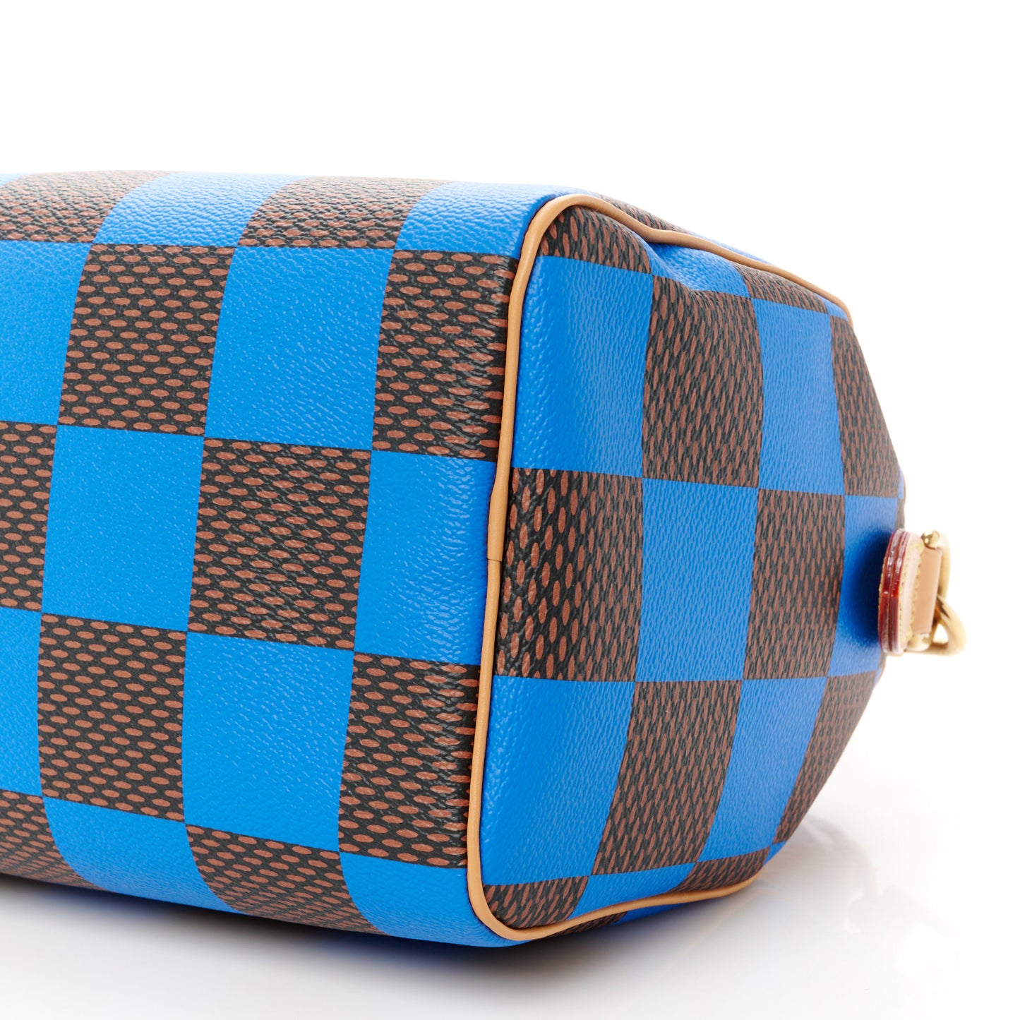 Damier Pop Speedy Bandouliere 25 Blue