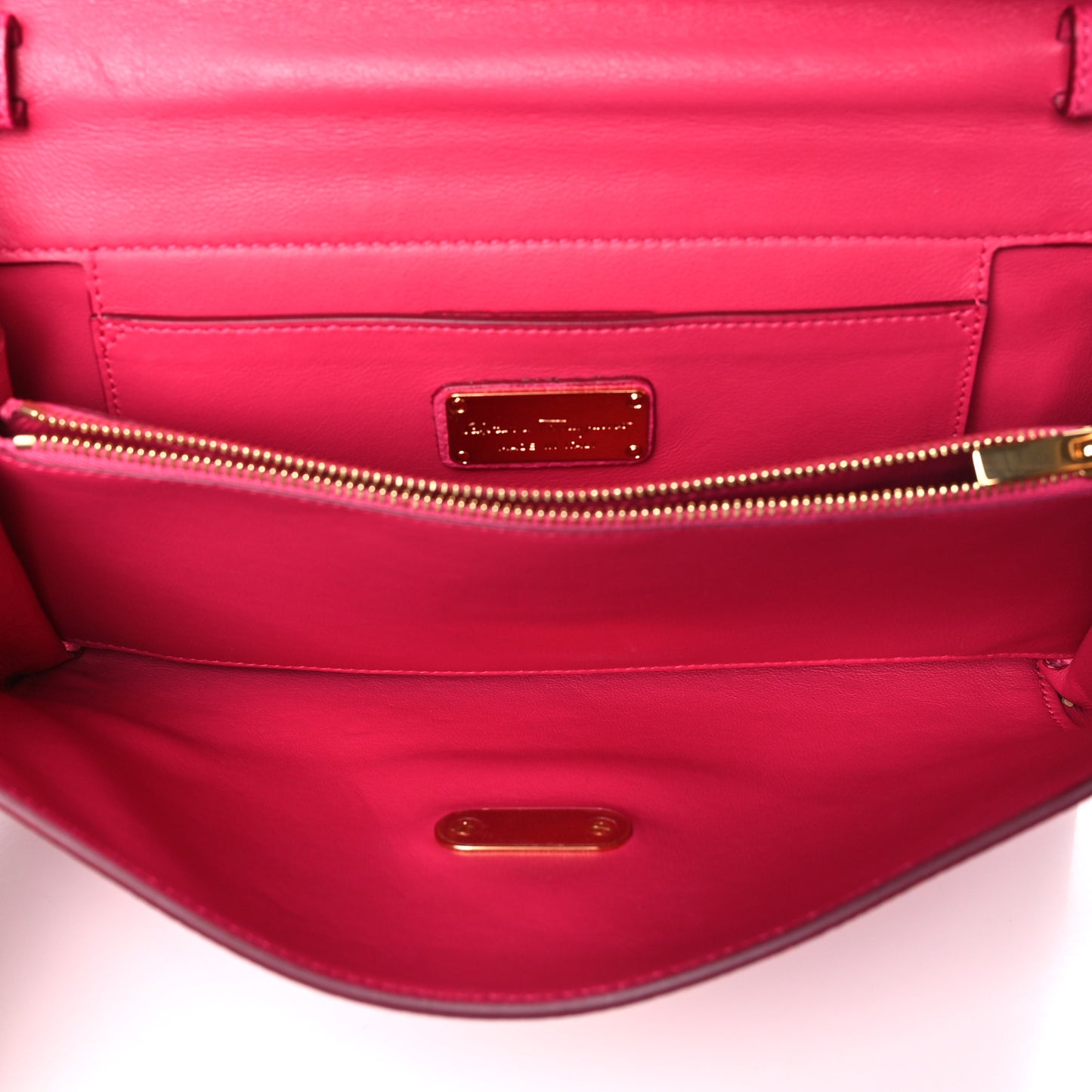 Grained Calfskin Ably Shoulder Bag Pink