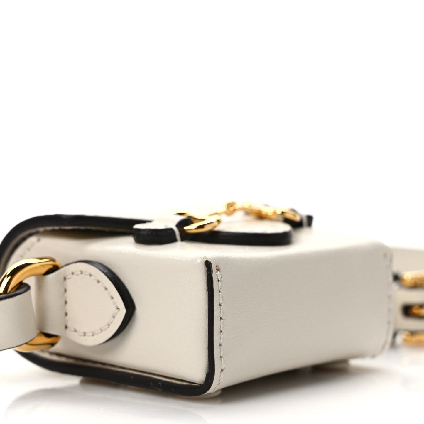 Boarded Plutone Calfskin Horsebit 1955 Airpod Case Mystic White