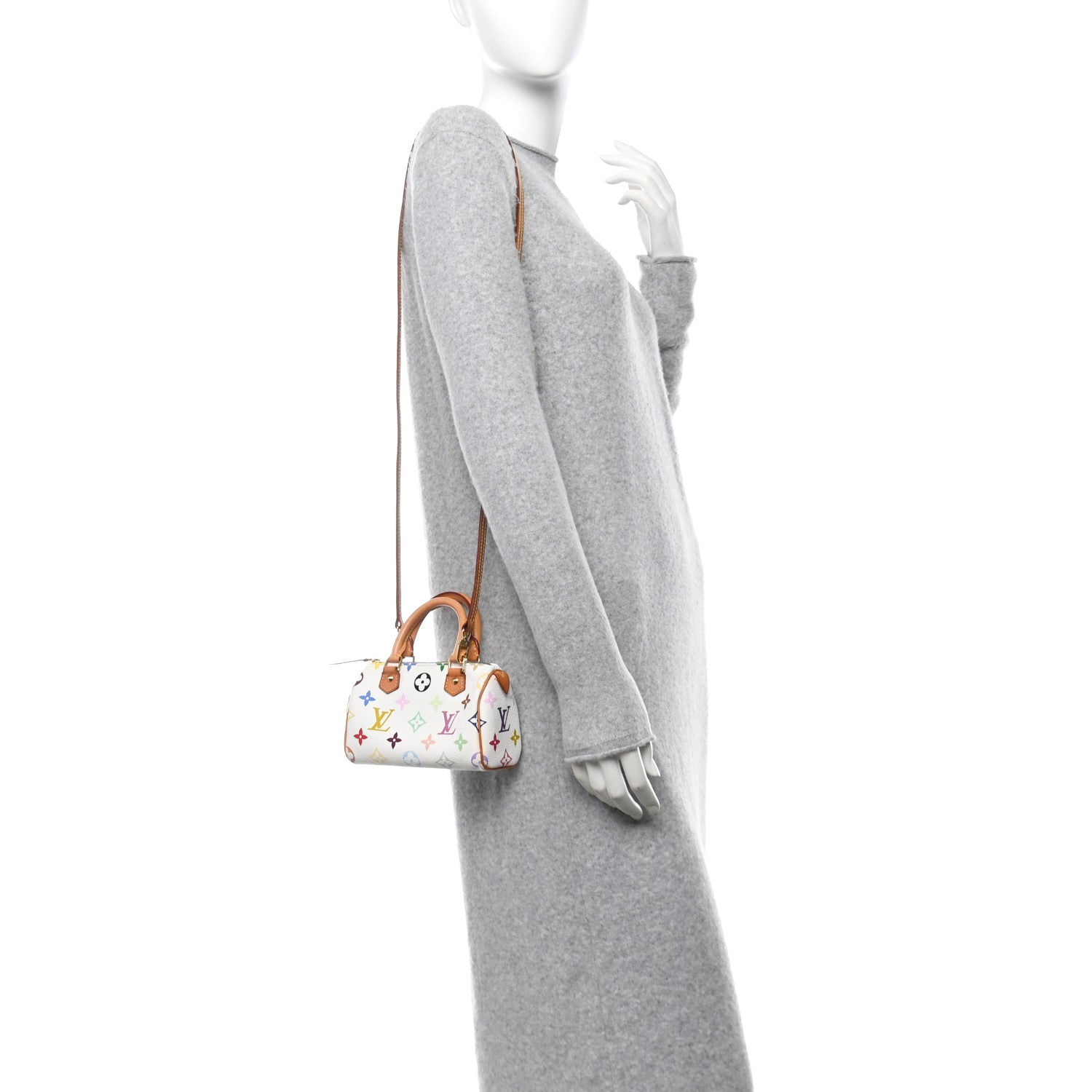 Louis Vuitton Monogram Multicolor Mini Sac HL Speedy White 2 of 10