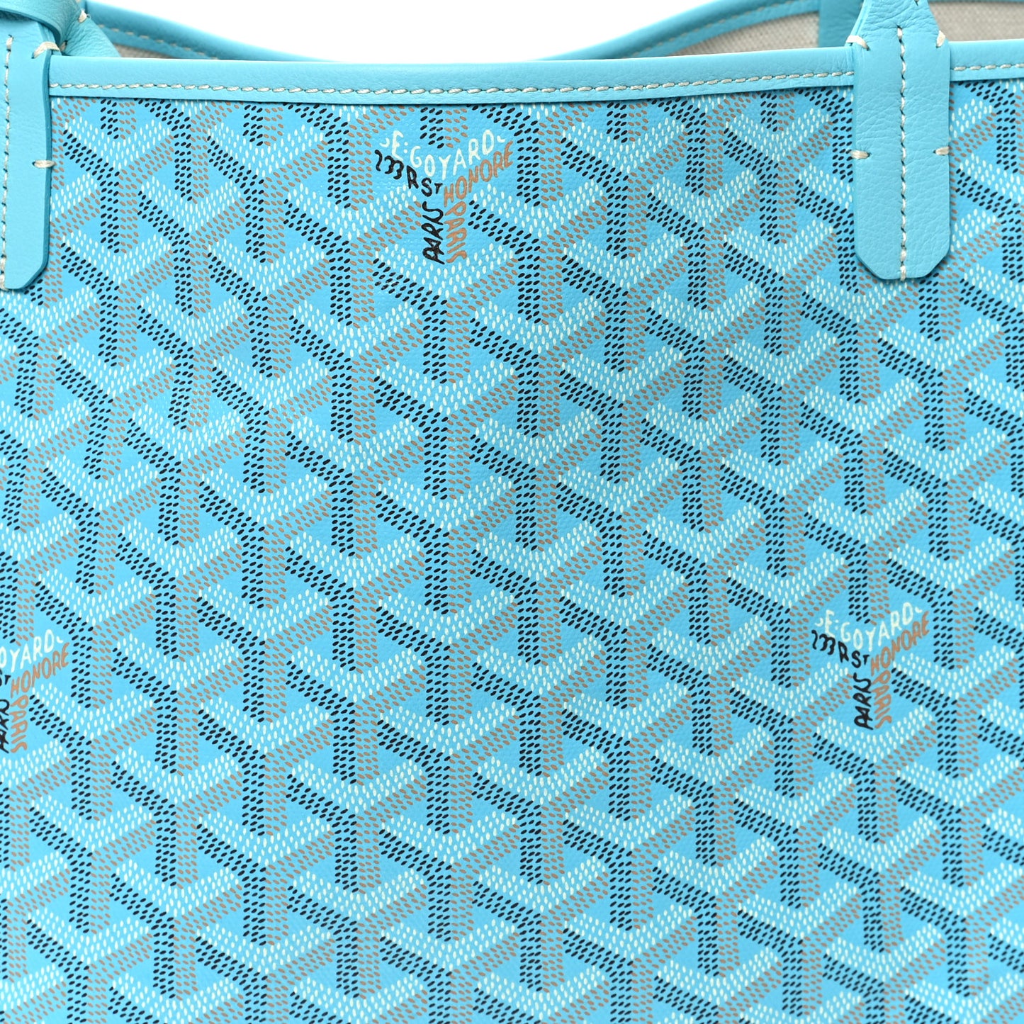 Goyardine Saint Louis GM Balise Beach Towel Set Turquoise