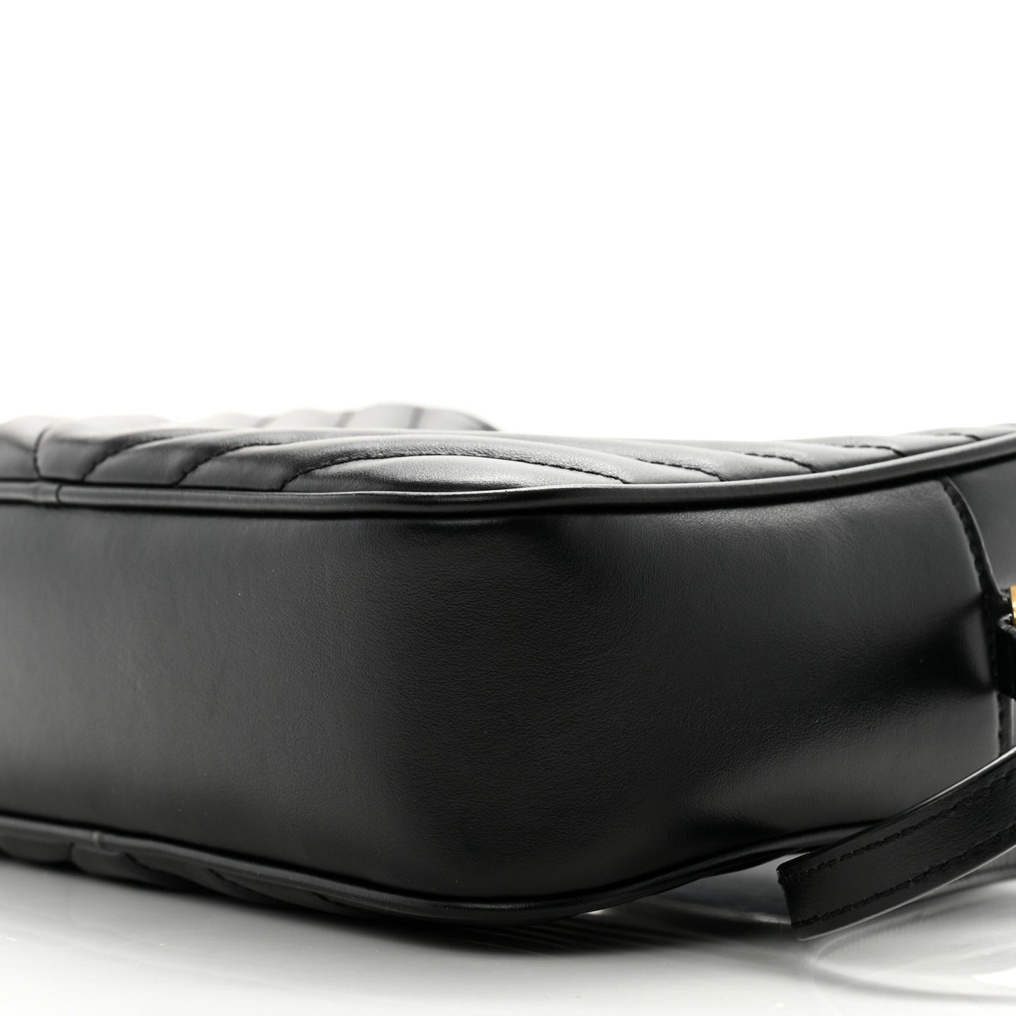 Calfskin Matelasse Monogram Lou Camera Bag Black