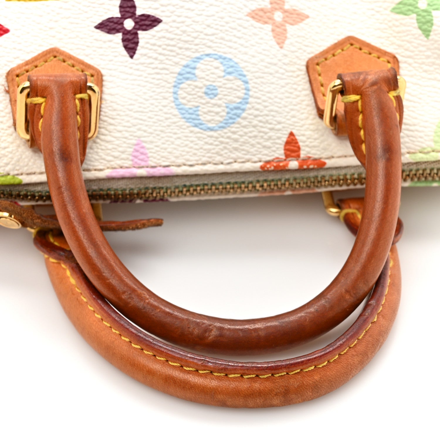 Louis Vuitton Monogram Multicolor Mini Sac HL Speedy White 17 of 19