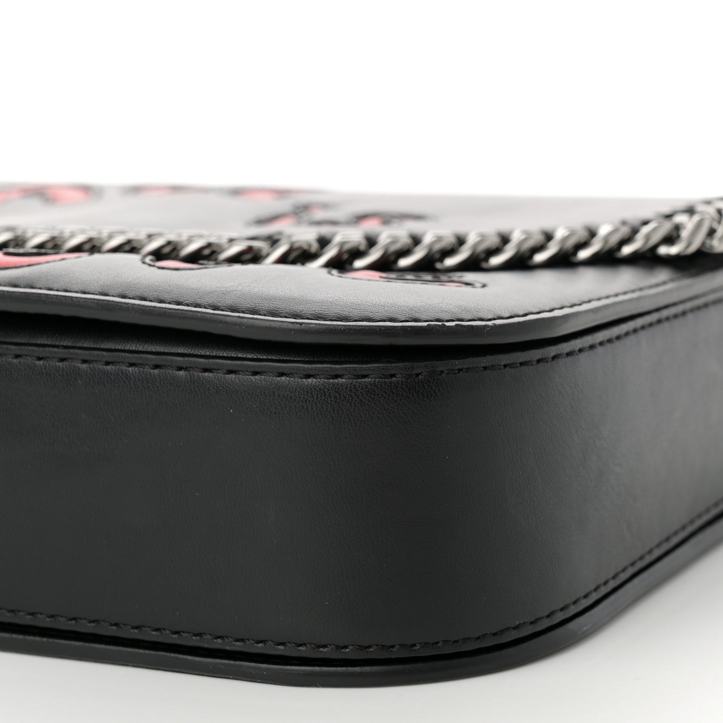 Eco Alter Nappa Falabella Box All Is Love Shoulder Bag Black