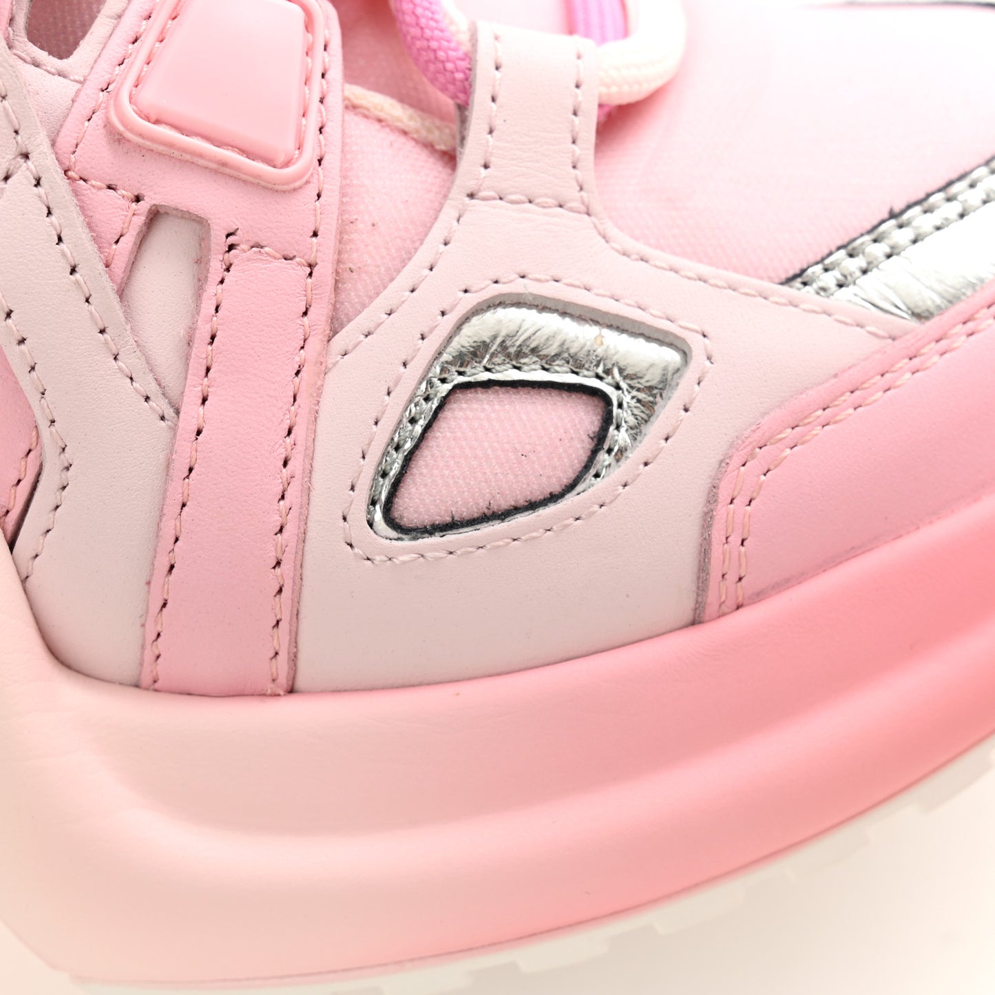 Calfskin Technical Nylon LV Archlight Sneaker 36 Pink