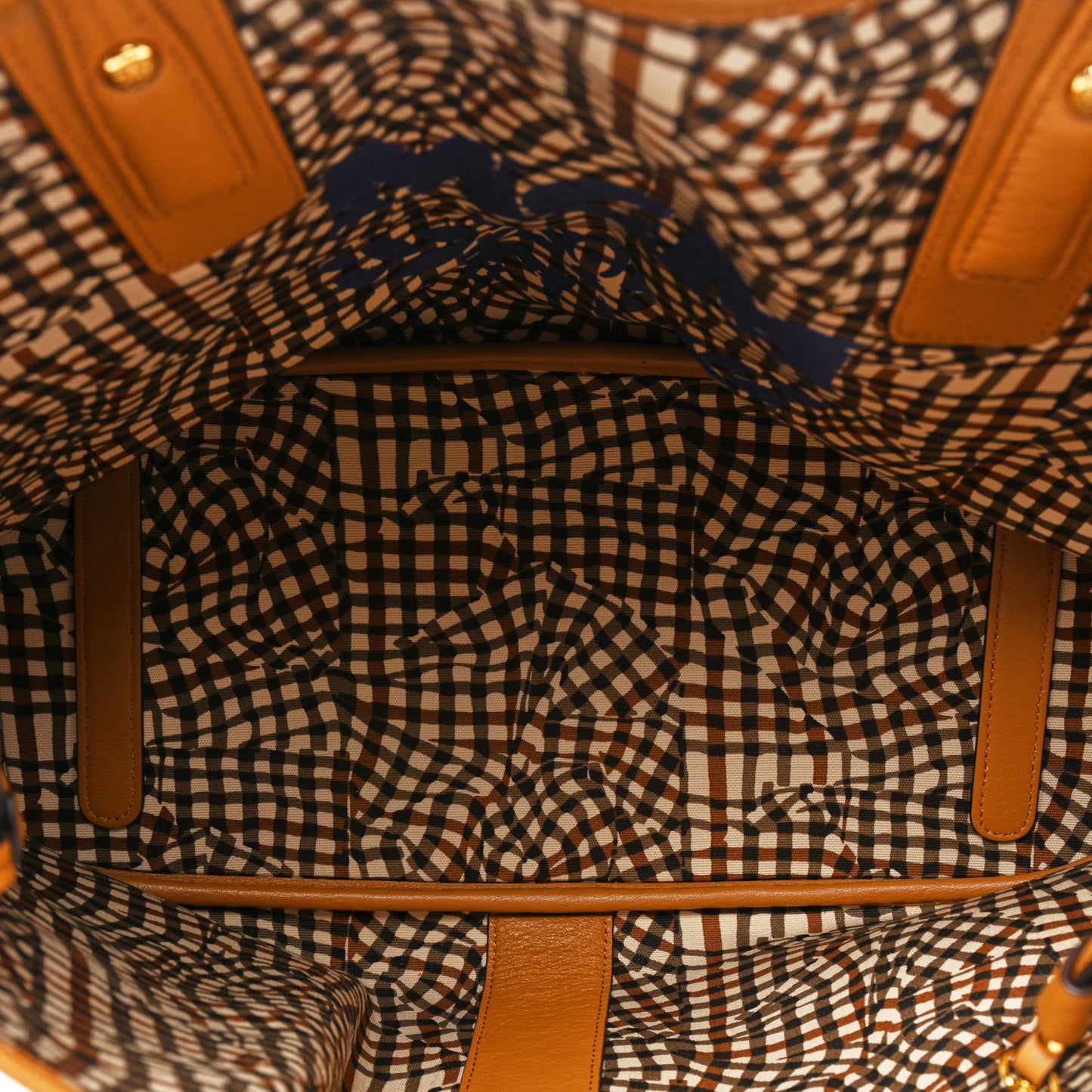 Visetos Medium Liz Reversible Shopper Tote Cognac