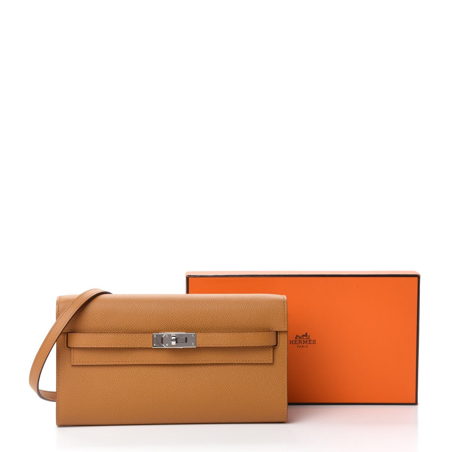 Epsom Kelly Wallet To Go Sesame