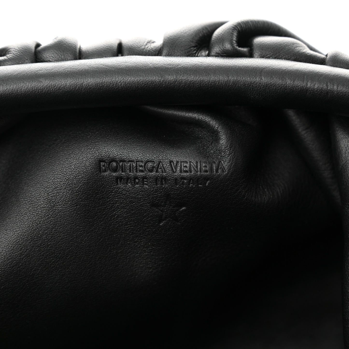Butter Calfskin The Mini Pouch Black