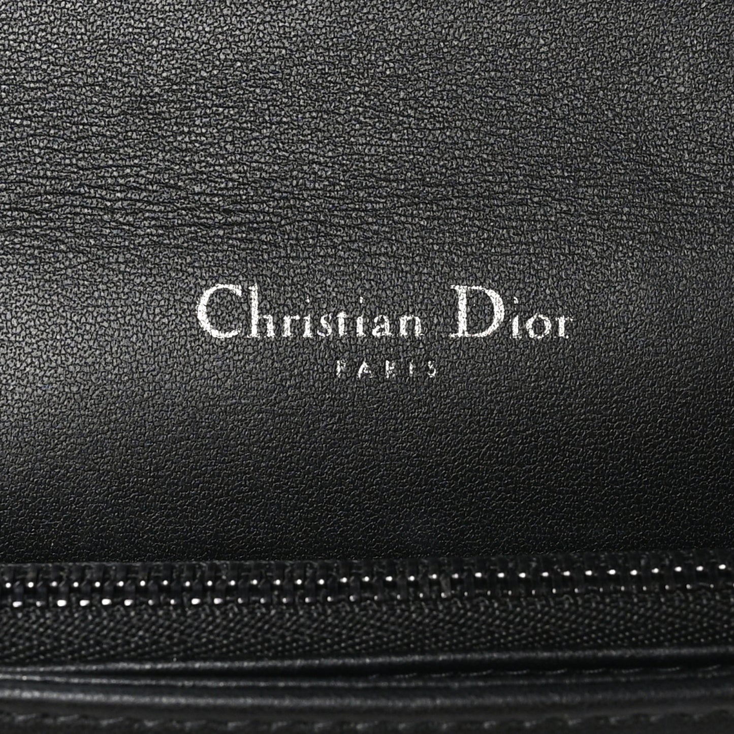 Lambskin Cannage Lady Dior Pouch Black