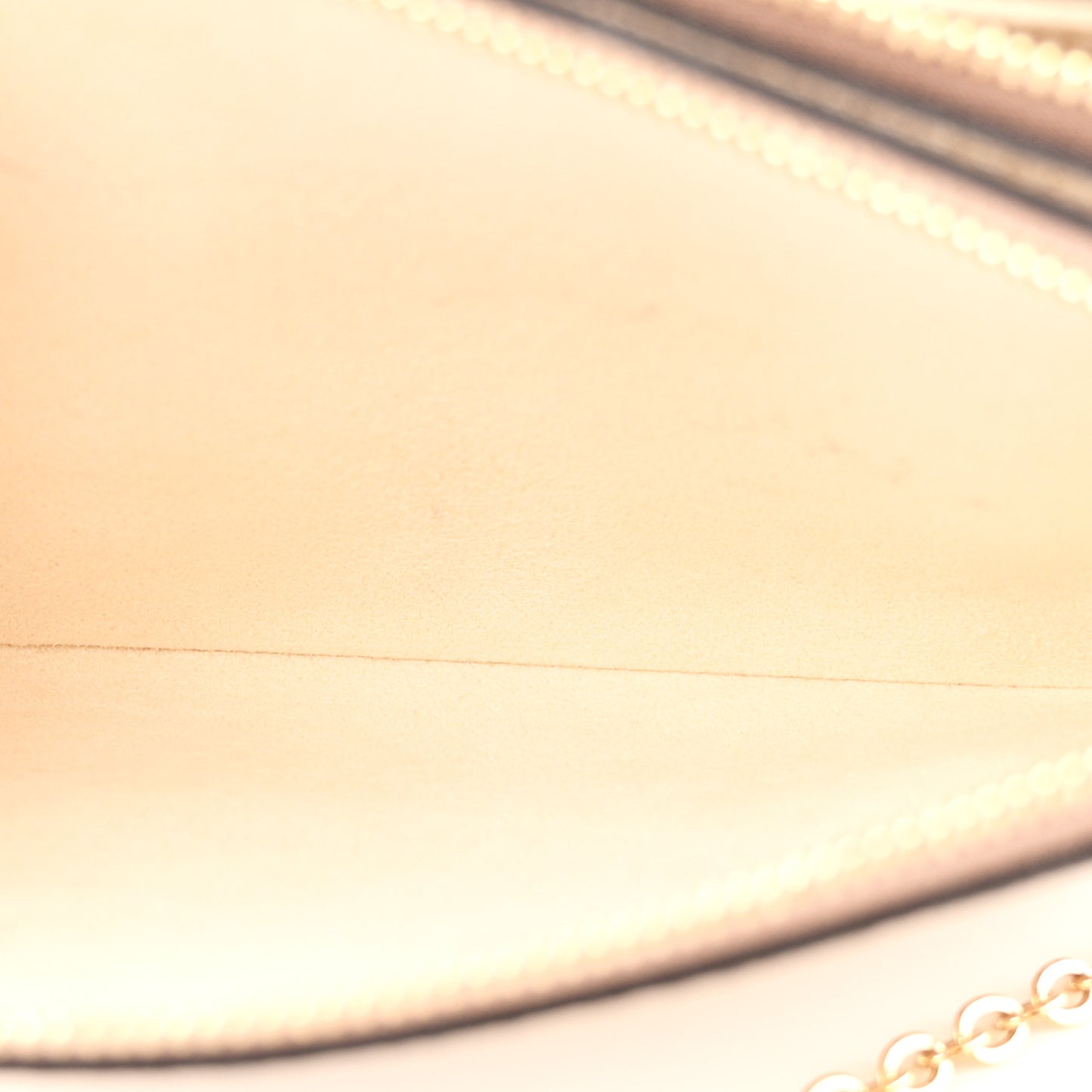 Empreinte Monogram Giant Double Zip Pochette Creme Bois de Rose