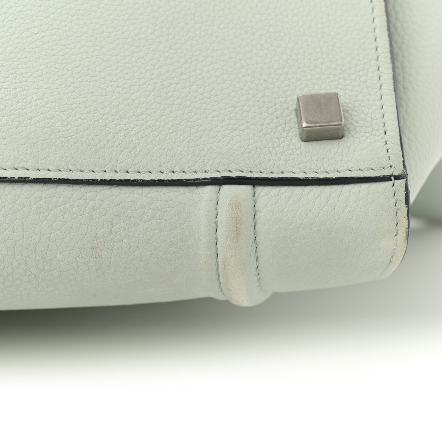 Baby Grained Calfskin Medium Phantom Luggage Jade