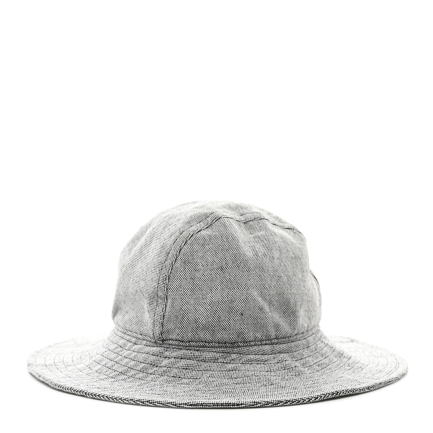 Hermes Linen Cotton Colette Bucket Hat 58 Black 1601412  display picture 1