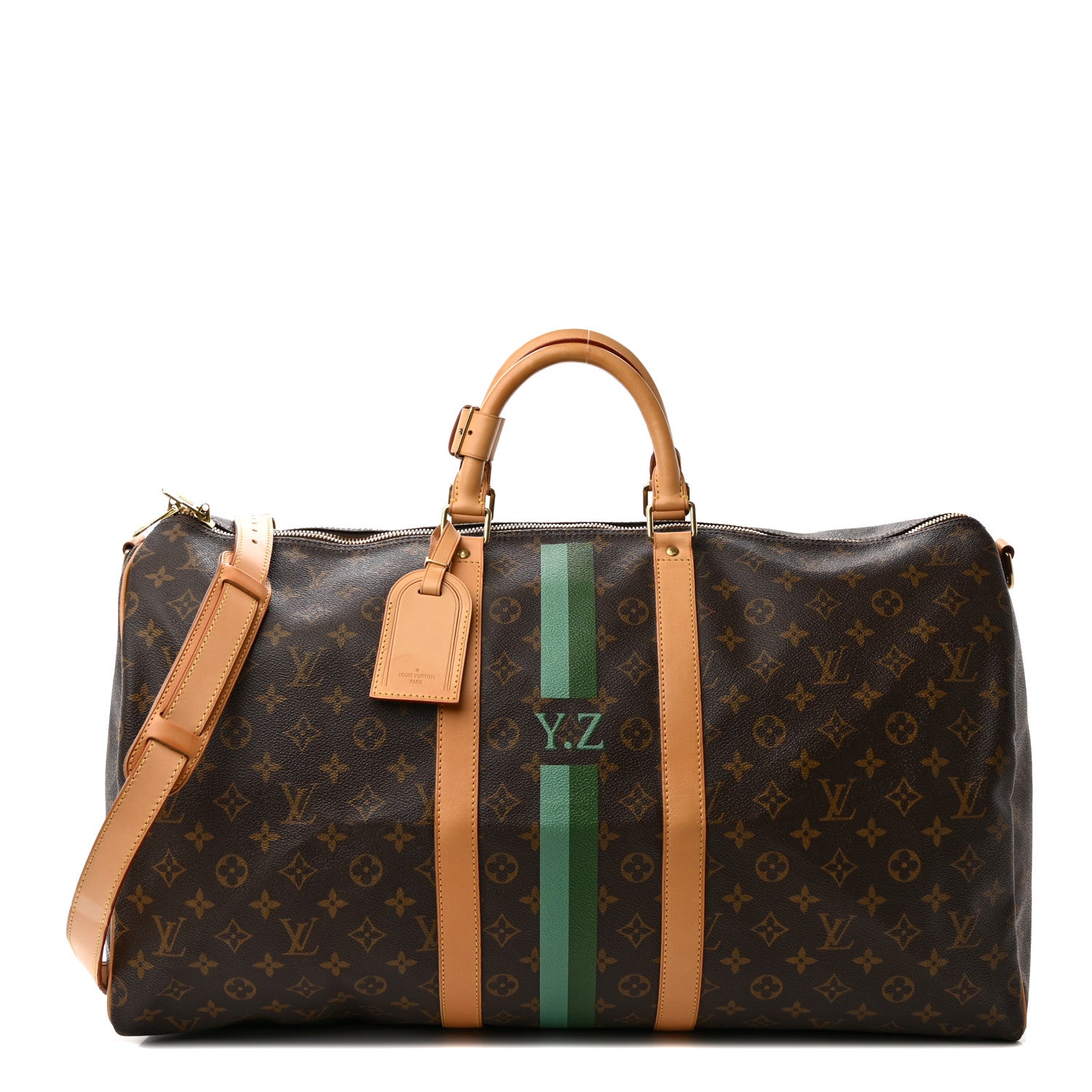 Louis Vuitton Monogram My LV Heritage Keepall Bandouliere 55 Vert Anglais Vert Clair 1 of 20