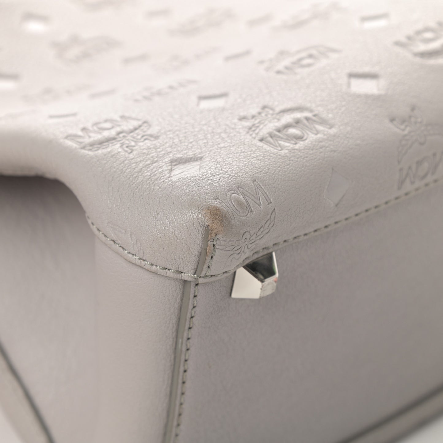 Calfskin Ottomar Monogram Sarah Convertible Hobo Dove
