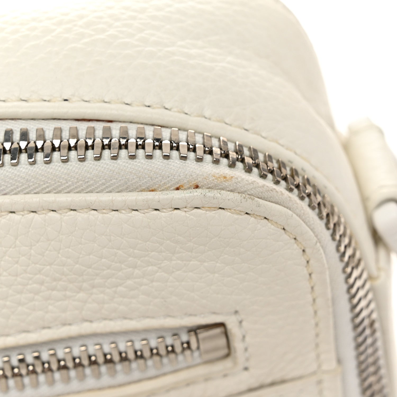 Christian Dior X DANIEL ARSHAM Grained Calfskin Safari Messenger Bag White 14 of 15