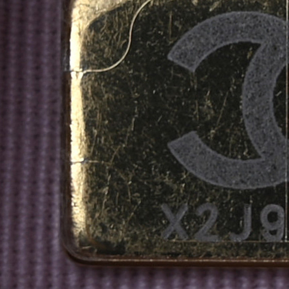 Lambskin Quilted Sweet Camellia Wallet on Chain WOC Light Beige