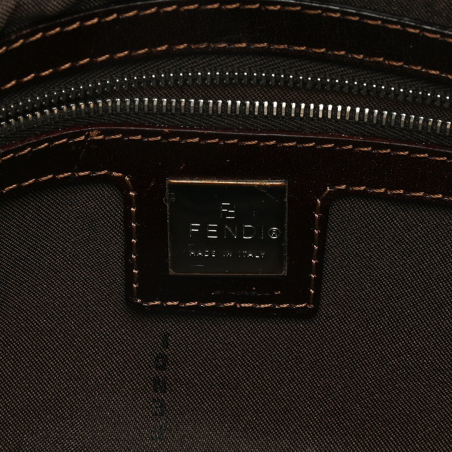 Zucca Baguette Shoulder Bag Beige