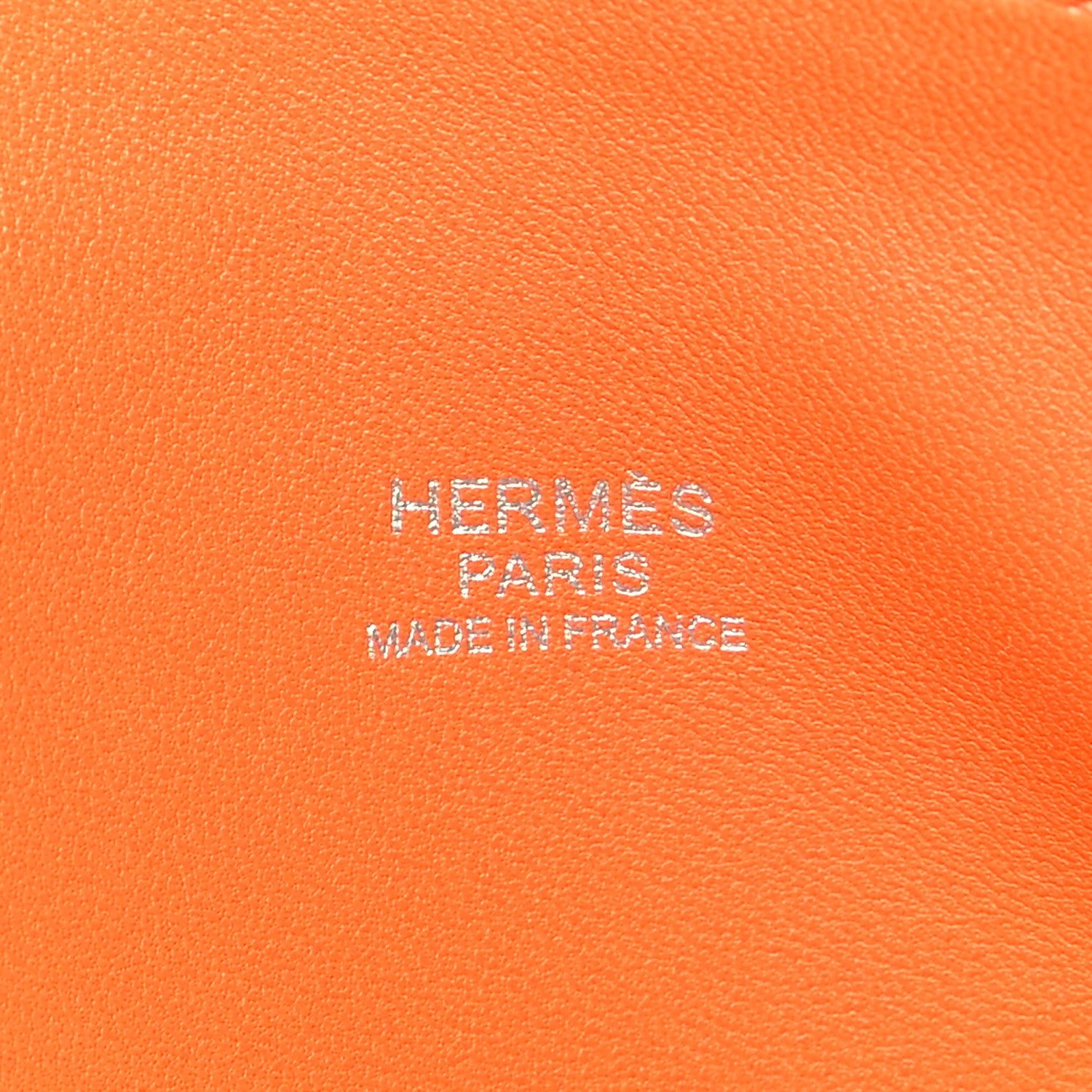Hermes Taurillon Clemence Bolide 31 Orange 8 of 10