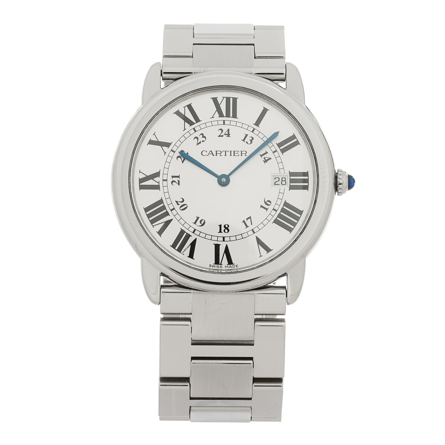 Stainless Steel 36mm Ronde Solo Quartz Watch
