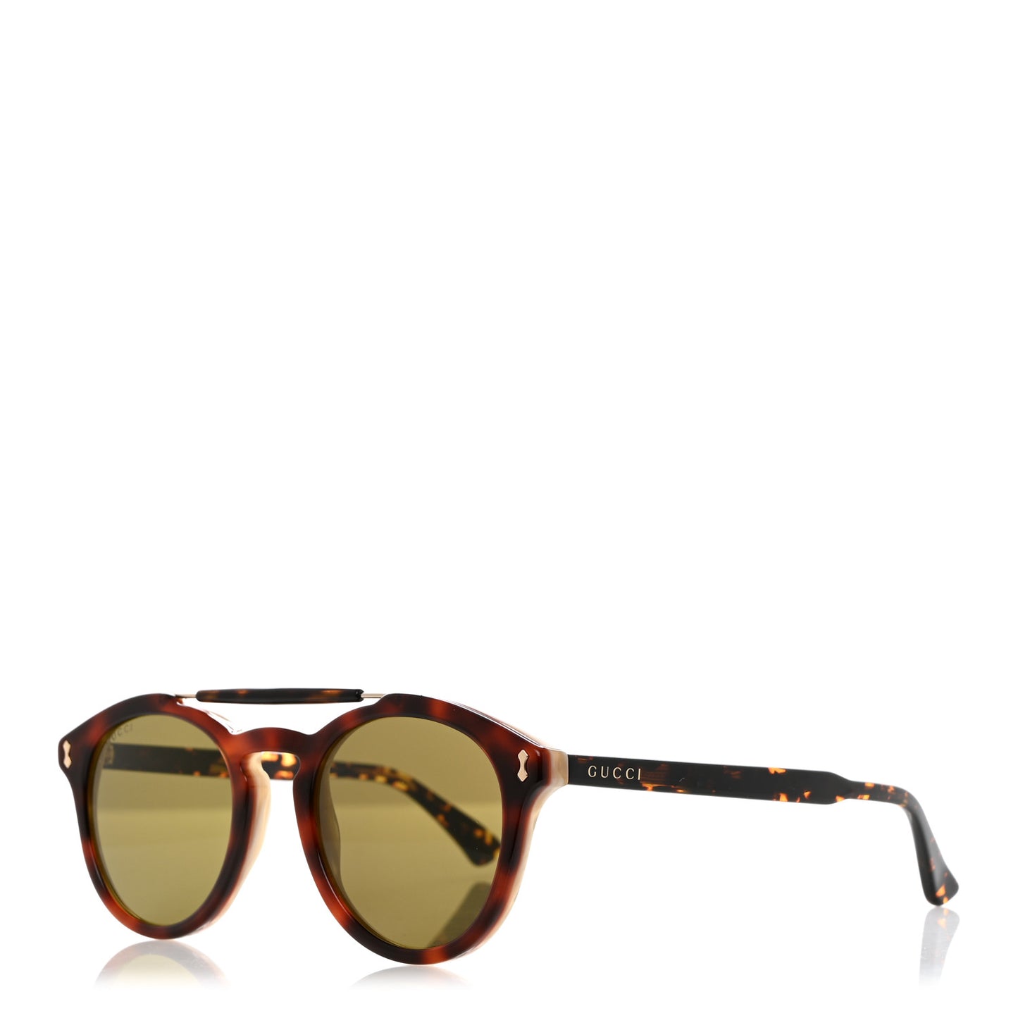 Round Avana Sunglasses GG0124SA Tortoise