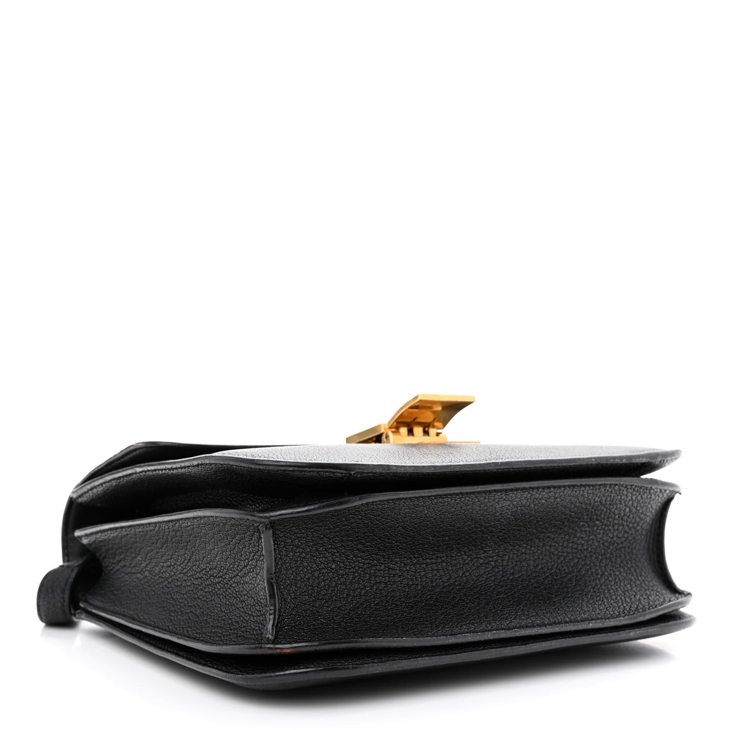 Liege Calfskin Medium Classic Box Flap Bag Black