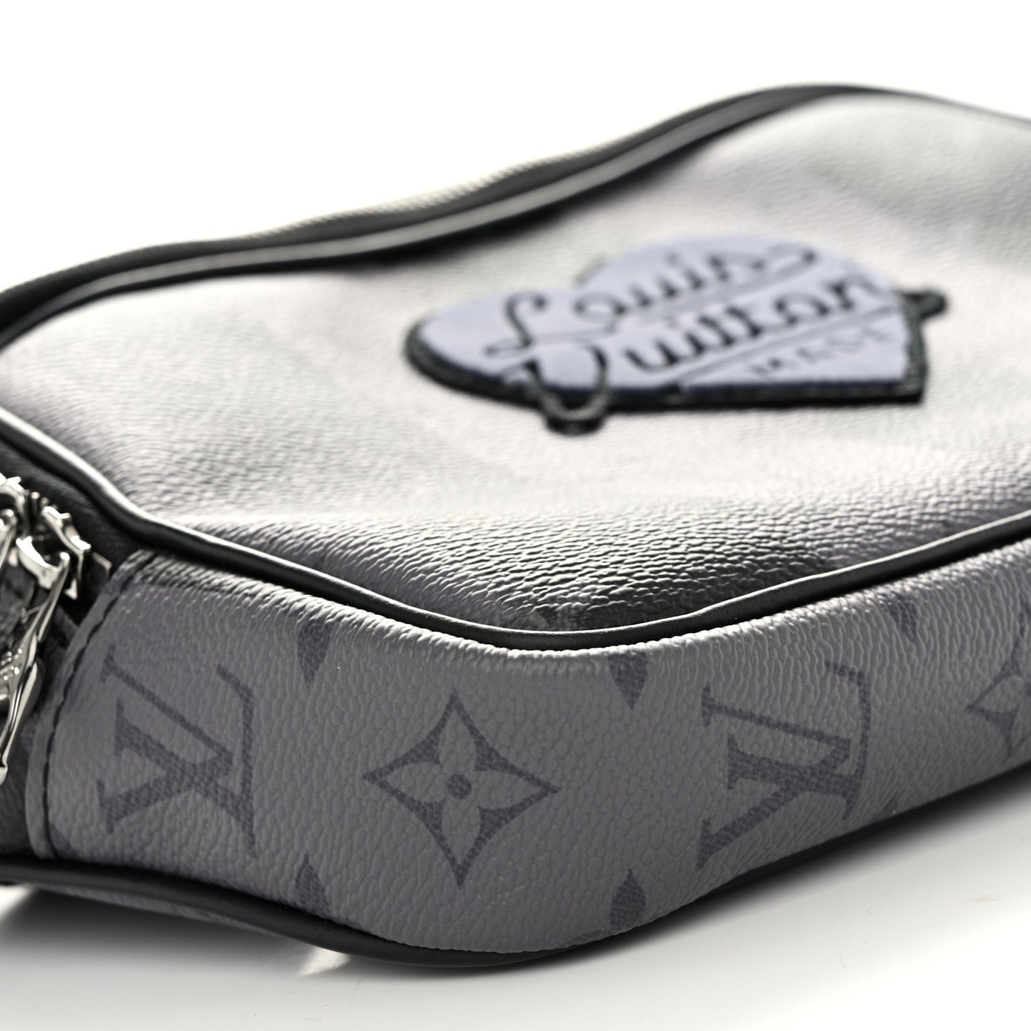 X NIGO Monogram Eclipse Stripes LV Heart Modular Sling Bag