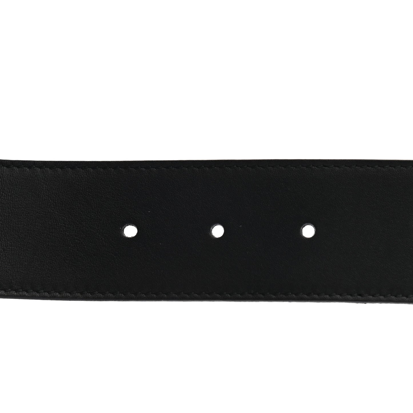 Moon Calfskin Torchon Double G 40mm Belt 65 26 Black