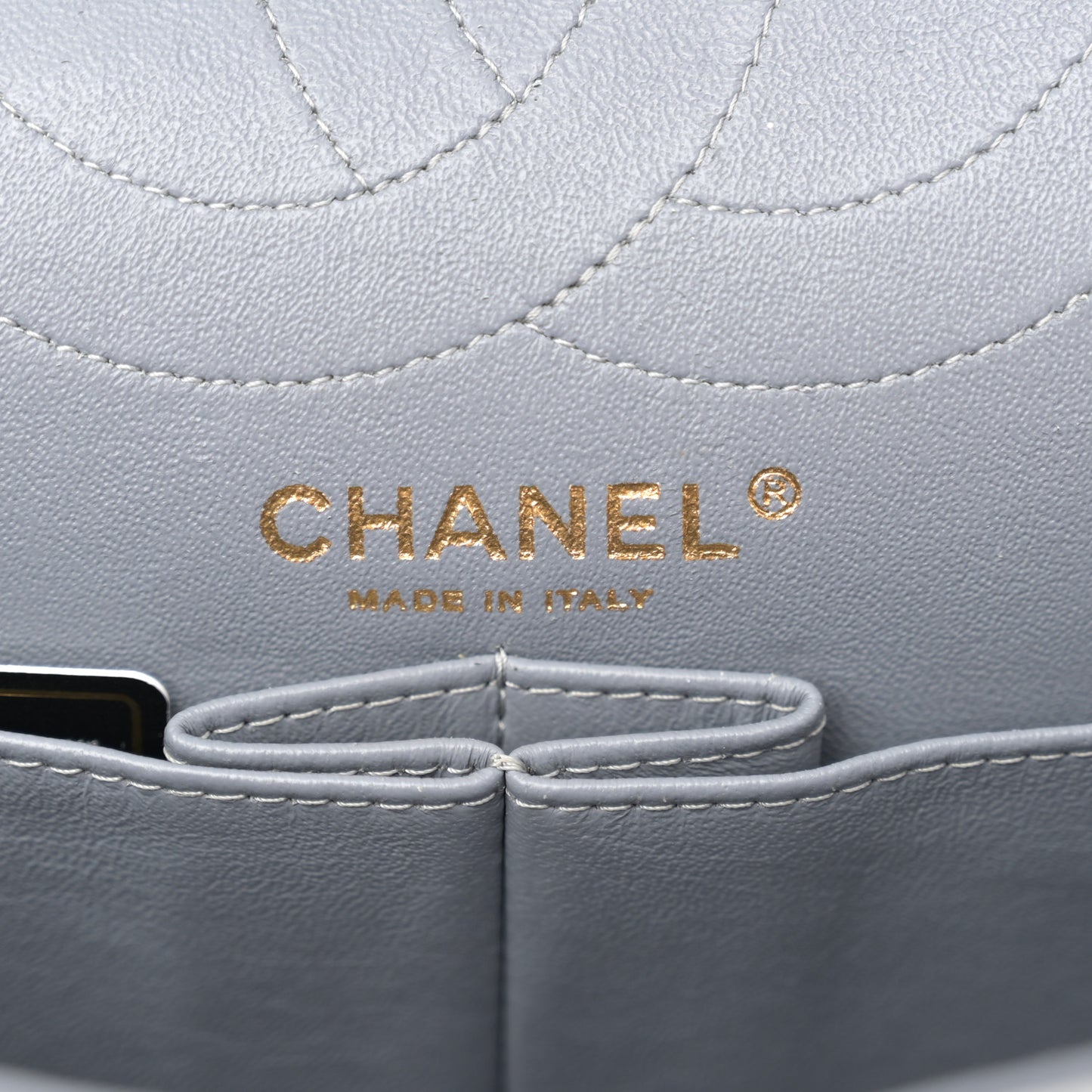 Caviar Quilted 2.55 Reissue 226 Flap Light Grey