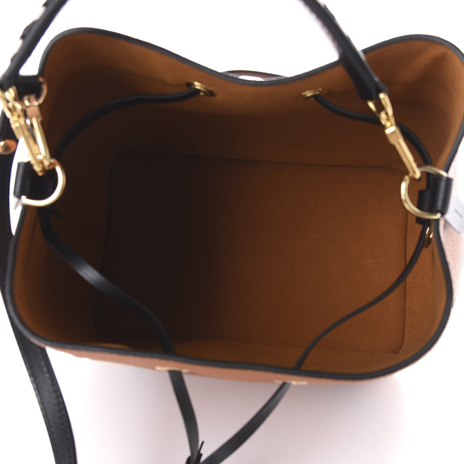 Louis Vuitton Empreinte Monogram Giant Crafty Neonoe MM Caramel Black 5 of 14