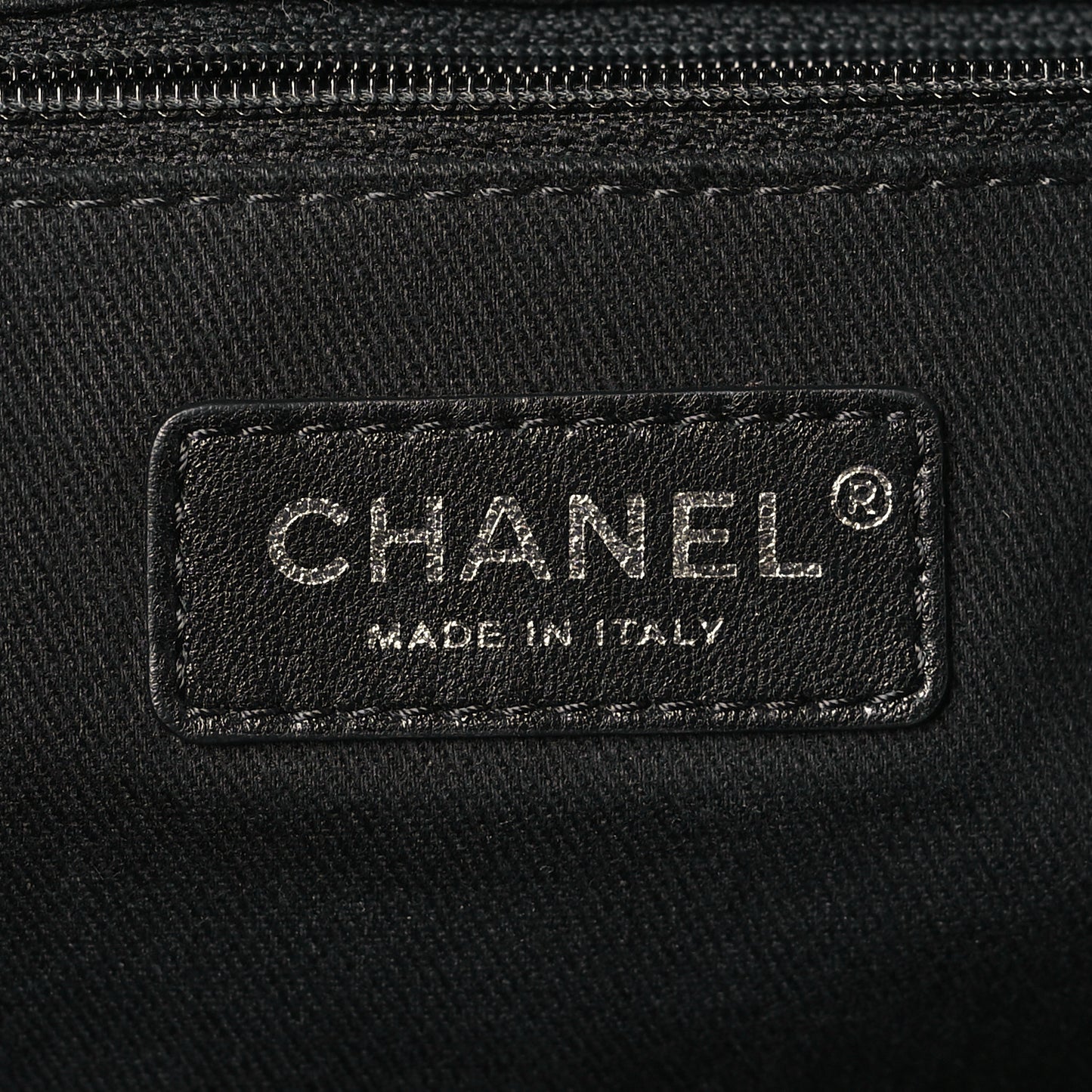Grained Calfskin Stitched Braided With Style Backpack Black